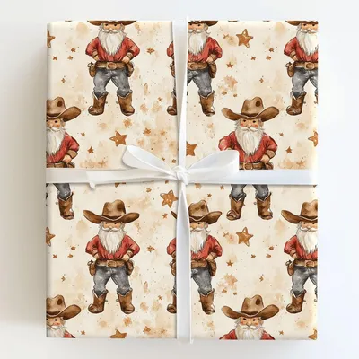 Yeehaw Yuletide - Gift Wrap for Christmas, Holidays Wrapping Paper, Christmas Wrapping Paper