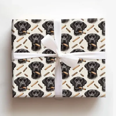 Smokey - Gift Wrap for Christmas, Holidays Wrapping Paper, Christmas Wrapping Paper