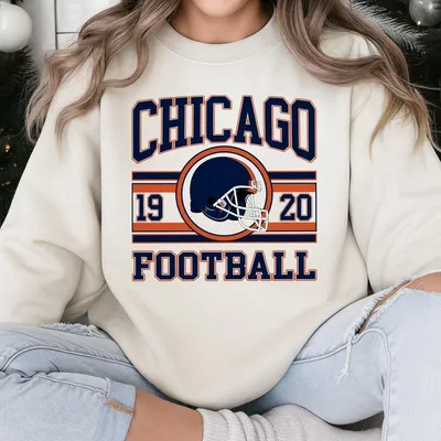 Kids Chicago Football Sweatshirt Chicago Football Vintage Bears City Football Youth Size Sweatshirt Youth Heavy Blend