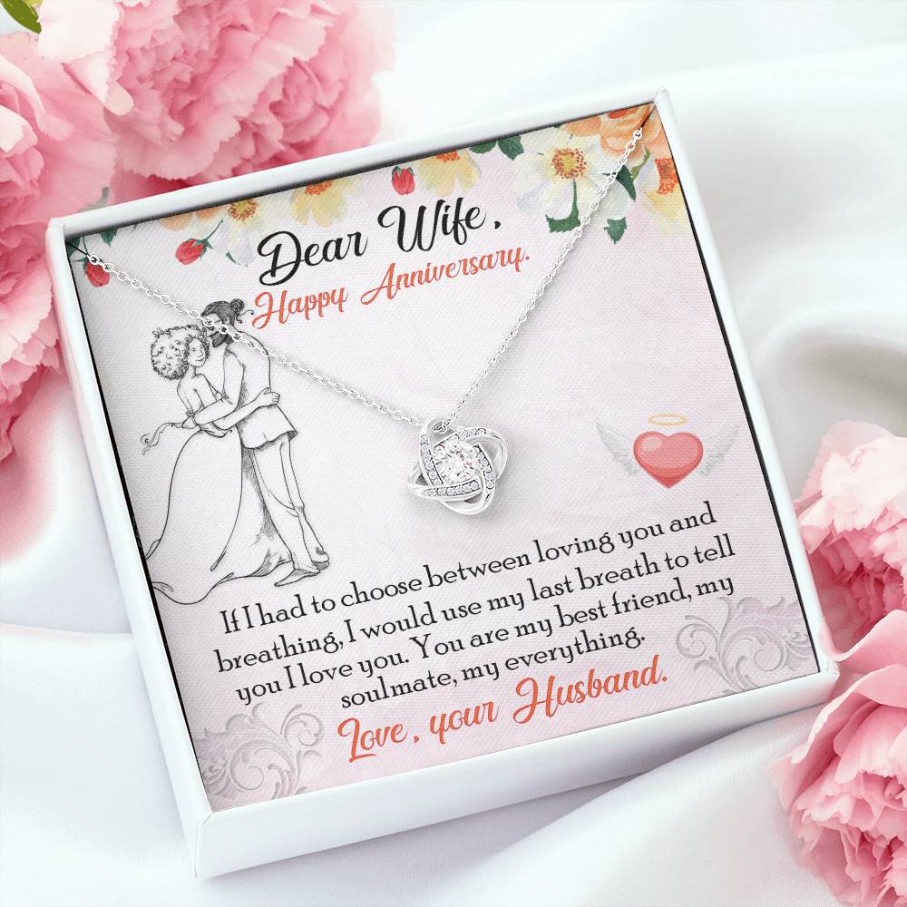 Best Anniversary Gift for Wife - Love Knot Necklace