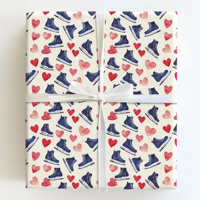 My Hockey Valentine - Gift Wrap for Christmas, Holidays Wrapping Paper, Christmas Wrapping Paper