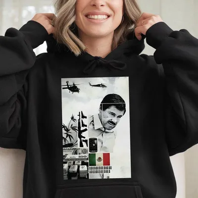 El Chapo Guzman Dea Usa Mexican Drug Cartel Wanted Poster Poster Canvas Wall Art For Bedroom Decor Bar Office Room Decor Gift Hoodie
