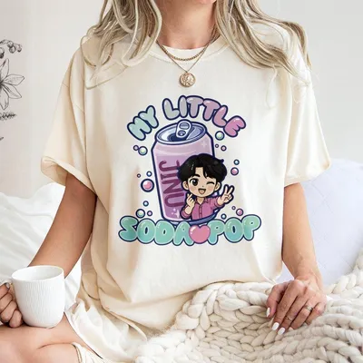 My Little Soda Pop Youth T-Shirt Casual T-Shirt Kpop Demon Hunters T-Shirt Jinu T-Shirt Soda Pop Everyday T-Shirt