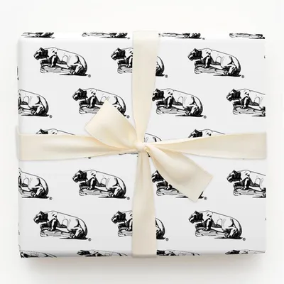 Prowling Lion - Gift Wrap for Christmas, Holidays Wrapping Paper, Christmas Wrapping Paper