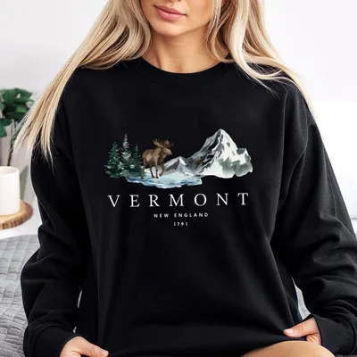 Vermont Sweatshirt Women Vermont Crewneck Vermont Sweatshirt Vermont Gifts Vermont Sweatshirt Vermont Bachelorette