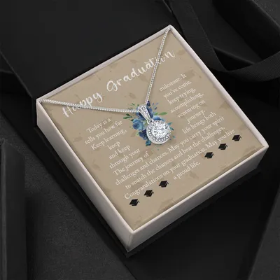 Graduation Gift For Daughter - Class Of 2022 - Graduation Gift For Daughter - Graduation Necklace - Senior Class Congratulations - Graduate Gift -  Graduation Gift For Girl - Graduation Gift For Daughter - Senior Class Congratulations
