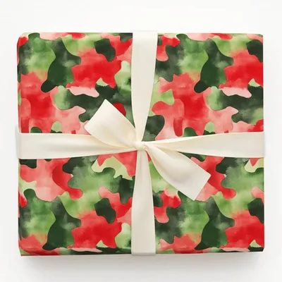 Holiday Hunter - Gift Wrap for Christmas, Holidays Wrapping Paper, Christmas Wrapping Paper
