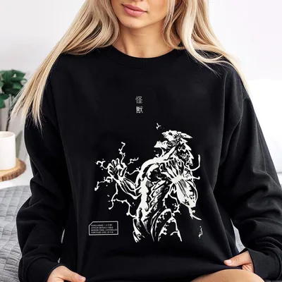 Kaiju No.8 Sweatshirt Oversized Anime Sweatshirt, Unisex, Sweatshirt Men, Graphic Sweatshirt For Men & Women