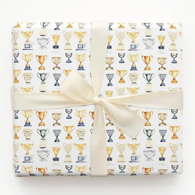 Quinn Wins - Gift Wrap for Christmas, Holidays Wrapping Paper, Christmas Wrapping Paper