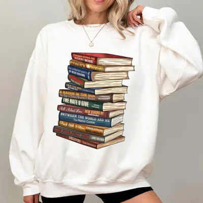 Black History Books Powerful Books Top Sweatshirt Know Your History Sweatshirt Black Men Black Women Unisex Sweatshirt Classic Cotton