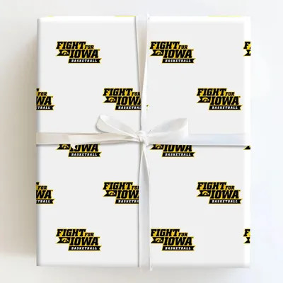 Fight For Iowa Basketball - Gift Wrap for Christmas, Holidays Wrapping Paper, Christmas Wrapping Paper