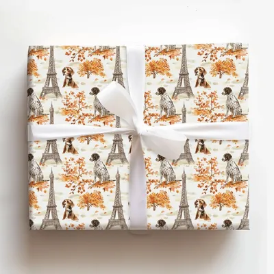 Paris with the GSPs - Gift Wrap for Christmas, Holidays Wrapping Paper, Christmas Wrapping Paper