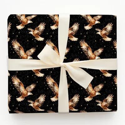 Valor Wings - Gift Wrap for Christmas, Holidays Wrapping Paper, Christmas Wrapping Paper