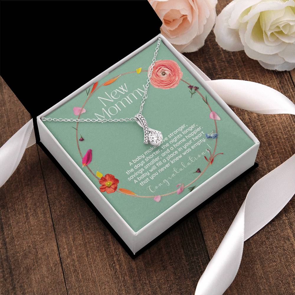 Mom To Be Necklace New Mom Necklace First Time Mom Necklace Pregnancy Gift New Mom Gift New Mommy Gift New Mom Gift Jewelry 1 Alluring Beauty Necklace