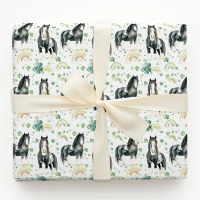 Rainbows with the Shire - Gift Wrap for Christmas, Holidays Wrapping Paper, Christmas Wrapping Paper