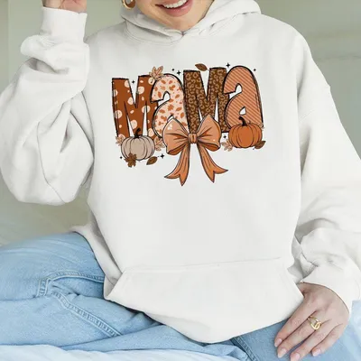 Coquette Mama Unisex Hoodie Fall Vibes Cotton Hoodie Autumn Coquette Hoodie Fall Mama Unisex Hoodie Fall Mama