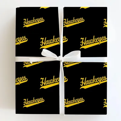 Hawkeyes Swoosh - Gift Wrap for Christmas, Holidays Wrapping Paper, Christmas Wrapping Paper