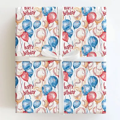 Birthday Walk Off - Gift Wrap for Christmas, Holidays Wrapping Paper, Christmas Wrapping Paper