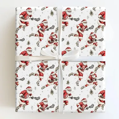 Holiday Faceoff - Gift Wrap for Christmas, Holidays Wrapping Paper, Christmas Wrapping Paper