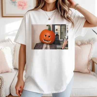Pumpkin Head Pumpkin Head T-Shirt Fall 2025 Pumpkin Head T-Shirt Unisex T-Shirt Comfy Soft Everyday Wear