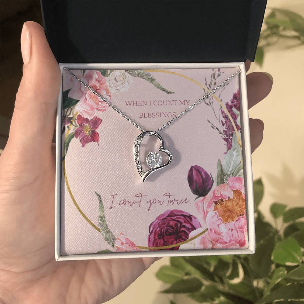 A Message From The Heart Forever Love Necklace