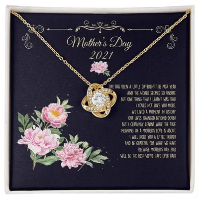 Mother's Day GIFT - Grateful for What We Have - the Love Knot Necklace