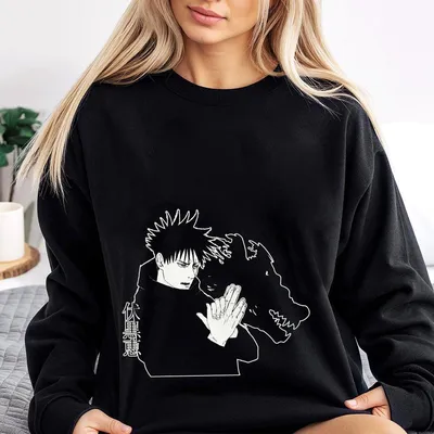 Megumi Sweatshirt Heavyweight Cotton Casual Style Anime Inspired