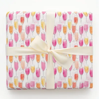 Morning Rose - Gift Wrap for Christmas, Holidays Wrapping Paper, Christmas Wrapping Paper