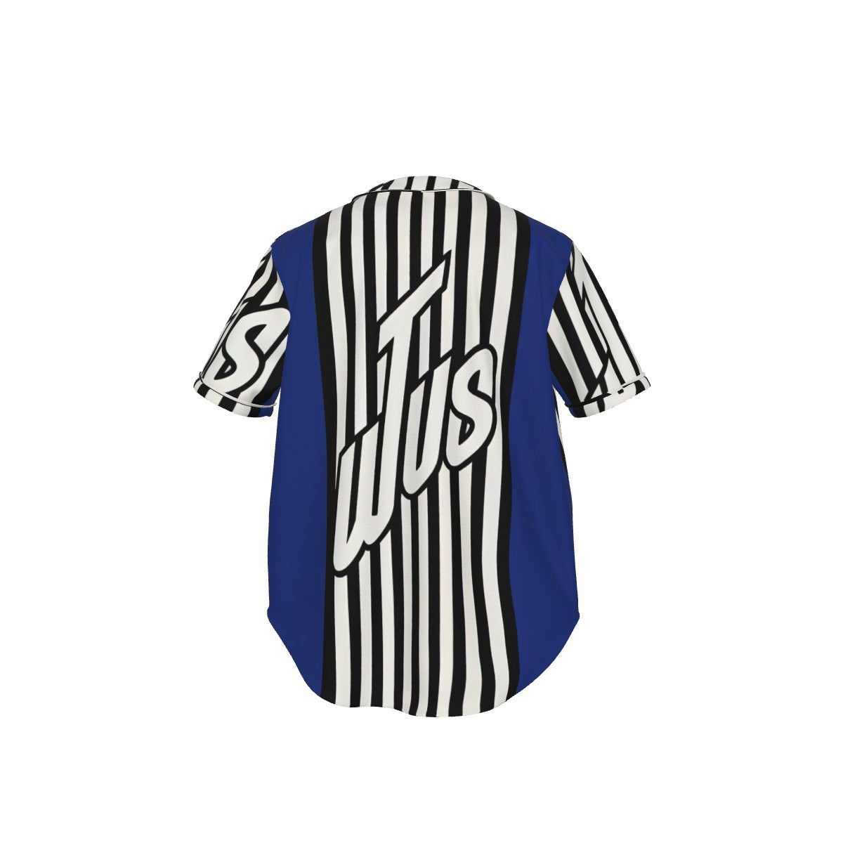 Unisex Striped Shirt with Blue Panels – Just Style Baseball Jersey