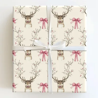 Hoof Prep - Gift Wrap for Christmas, Holidays Wrapping Paper, Christmas Wrapping Paper