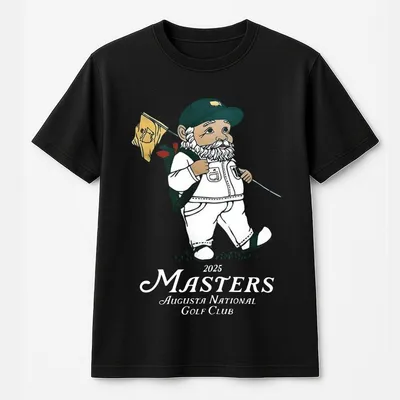 Masters Tournament 2025 Gnome T-Shirt, Fun Golf Design For Augusta Fans, Stylish & Comfy High Quality Unisex T-Shirt, Perfect Menswear & Womenswear