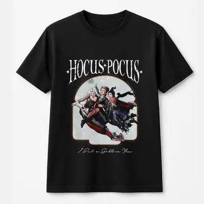 Vintage Hocus Pocus T-Shirt, Trendy Halloween Top, Unisex Graphic T-Shirt, Gifts For Men & Women