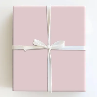 Oyster Pink - Gift Wrap for Christmas, Holidays Wrapping Paper, Christmas Wrapping Paper