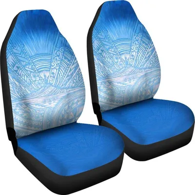 New Zealand Maori Auckland Tattoo Car Seat Covers