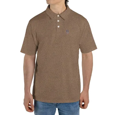 Texas Flag Polo Polo Shirt, Us State Map Design, Men'S Tan Golf Wear, Lone Star Performance Polo Shirt, American Pride Apparel