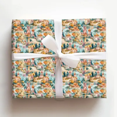 Candyland Can - Gift Wrap for Christmas, Holidays Wrapping Paper, Christmas Wrapping Paper
