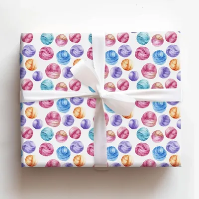 Ball of Mischief - Gift Wrap for Christmas, Holidays Wrapping Paper, Christmas Wrapping Paper
