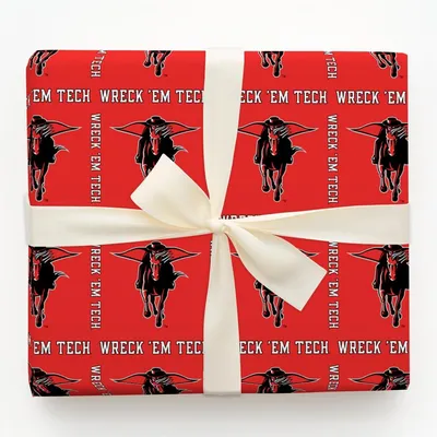 Wreck E'm tech - Gift Wrap for Christmas, Holidays Wrapping Paper, Christmas Wrapping Paper