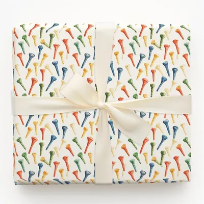 Save the Tee - Gift Wrap for Christmas, Holidays Wrapping Paper, Christmas Wrapping Paper
