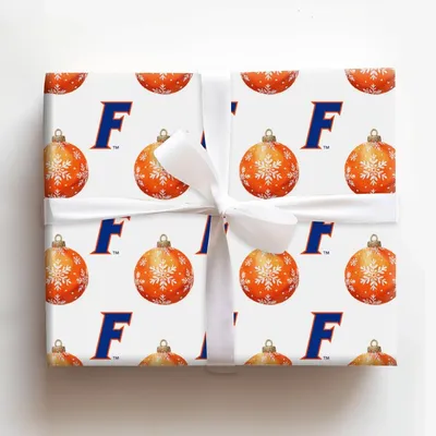 Orange & Blue Glow - Gift Wrap for Christmas, Holidays Wrapping Paper, Christmas Wrapping Paper