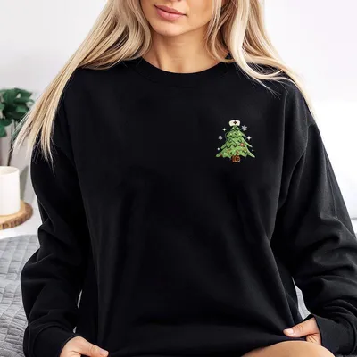 12 Days Of Nursing Christmas Nurse Sweatshirt, Christmas Nursing Sweatshirt, Nurse Life Christmas Gift, School Nurse Sweatshirt