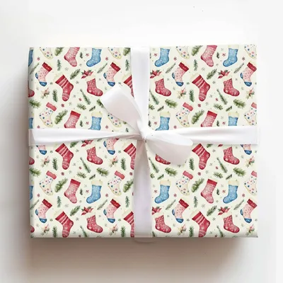 Mini Presents - Gift Wrap for Christmas, Holidays Wrapping Paper, Christmas Wrapping Paper