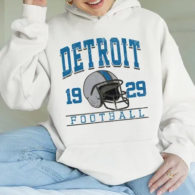 Detroit Mascot Football Hoodie Vintage Detroit Team Retro Game Day Hoodie Unisex Fan Gift Classic Fit Spandex Stretch Green Embroidered