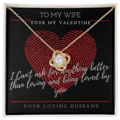 Valentine Love Knot Love Knot Necklace