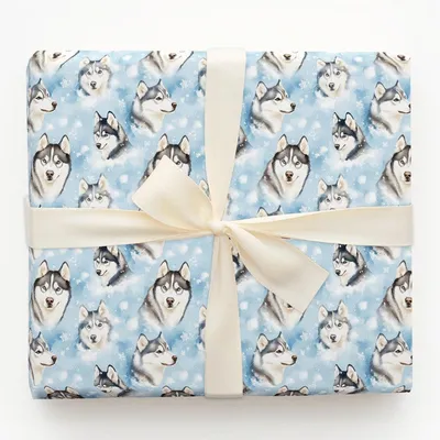 Snow Place Like Home - Gift Wrap for Christmas, Holidays Wrapping Paper, Christmas Wrapping Paper