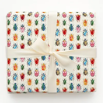 The Ledger Collection- Buggin' Around - Gift Wrap for Christmas, Holidays Wrapping Paper, Christmas Wrapping Paper