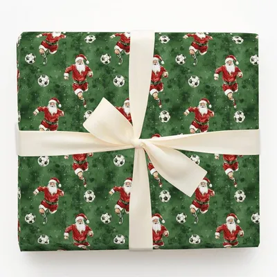 Festive Footwork - Gift Wrap for Christmas, Holidays Wrapping Paper, Christmas Wrapping Paper