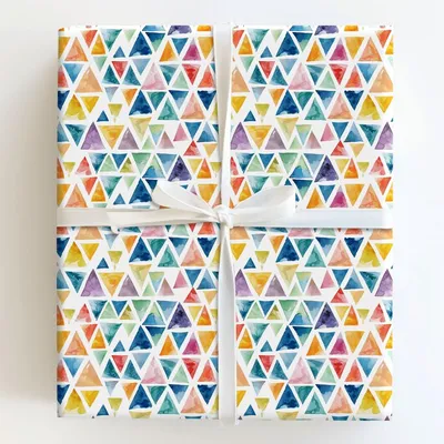 In Trying Colors - Gift Wrap for Christmas, Holidays Wrapping Paper, Christmas Wrapping Paper