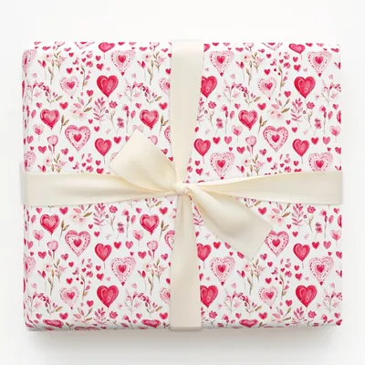 Love Lollipops - Gift Wrap for Christmas, Holidays Wrapping Paper, Christmas Wrapping Paper