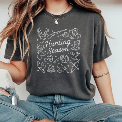 Hunting Season T-Shirt Fall Hunting T-Shirt Hunting Season T-Shirt Deer Hunting Season Duck Hunting T-Shirt Abandoned